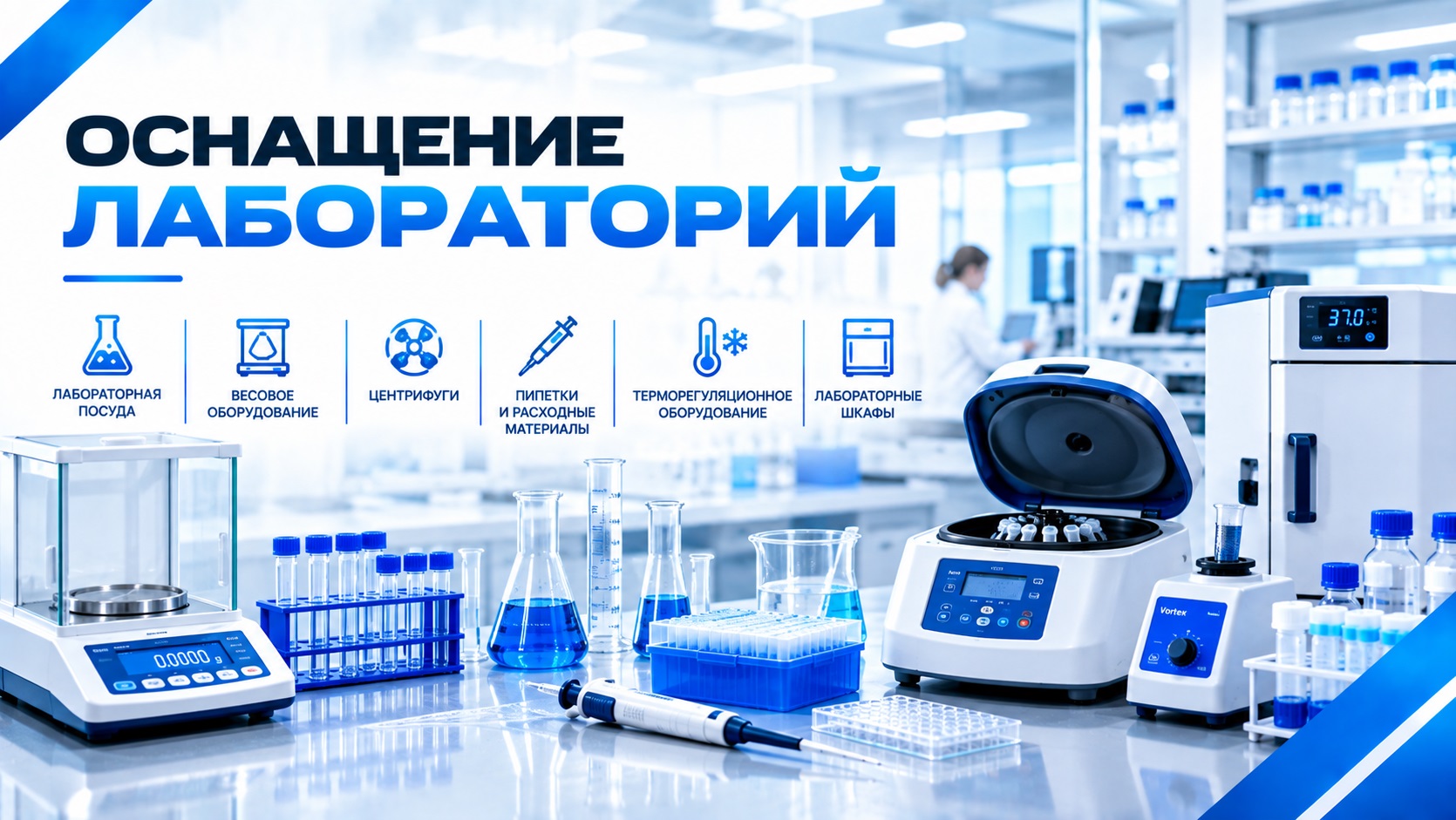 Оснащение лабораторий