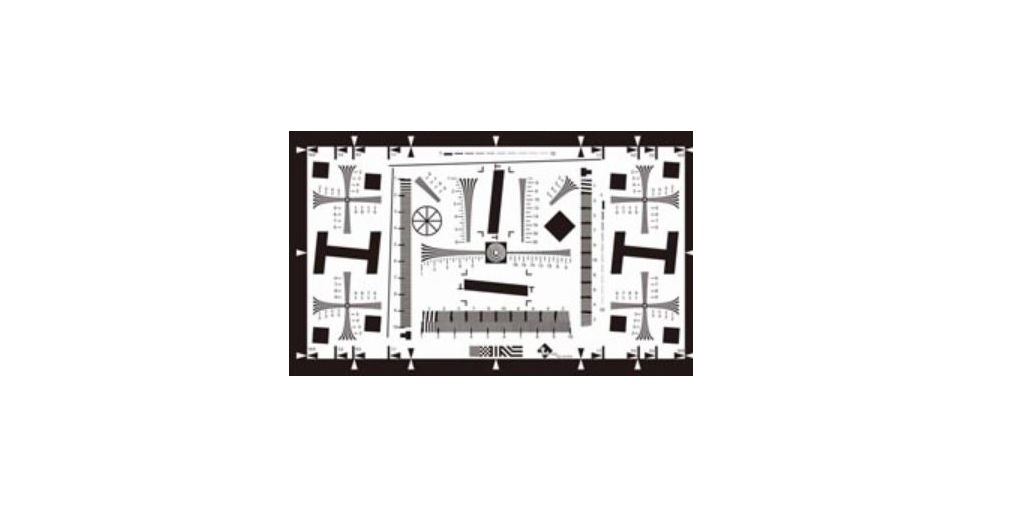 Тестовая диаграмма разрешения ISO12233  2000 строк
